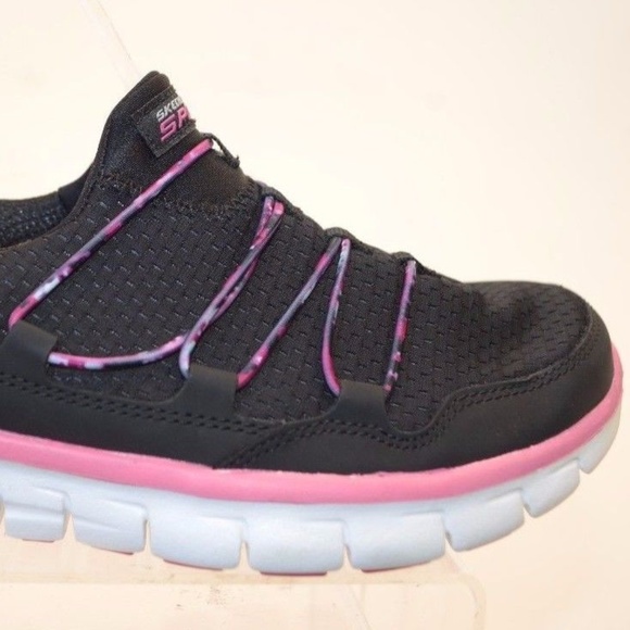 black memory foam sneakers